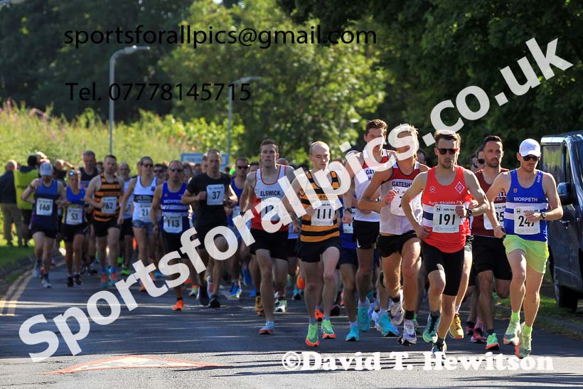 Tynedale Jelly Tea 10 Mile Road Race, Ovingham, Northumberland, Sunday, Aug. 21st. Photo: David T. Hewitson/Sports for All Pics
